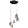 1_Artcraft Vega 17 3/4" Wide Black LED Multi-Light Pendant