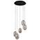 Artcraft Vega 17 3/4" Wide Black LED Multi-Light Pendant