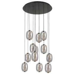 Artcraft Vega 23 1/2" Wide Black LED Multi-Light Pendant