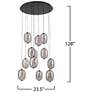 3_Artcraft Vega 23 1/2" Wide Black LED Multi-Light Pendant more views