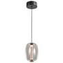 Artcraft Vega 5" Wide Black LED Mini Pendant