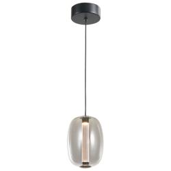 Artcraft Vega 5" Wide Black LED Mini Pendant