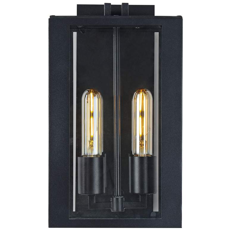 Image 1 Artcraft Waterville 6" Wide Outdoor Wall Light Matte Black