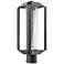 Artcraft Wexford 19 3/4" High Black LED Outdoor Post Light