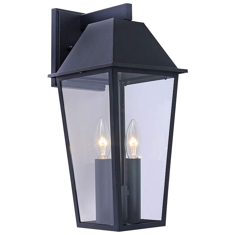 Image 1 Artcraft Winchester 2-Light Outdoor Wall Light Black