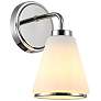 1_ArtCraft Zoey 10" High Polished Nickel Wall Sconce