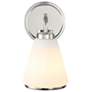 3_ArtCraft Zoey 10" High Polished Nickel Wall Sconce more views
