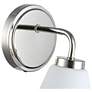 5_ArtCraft Zoey 10" High Polished Nickel Wall Sconce more views