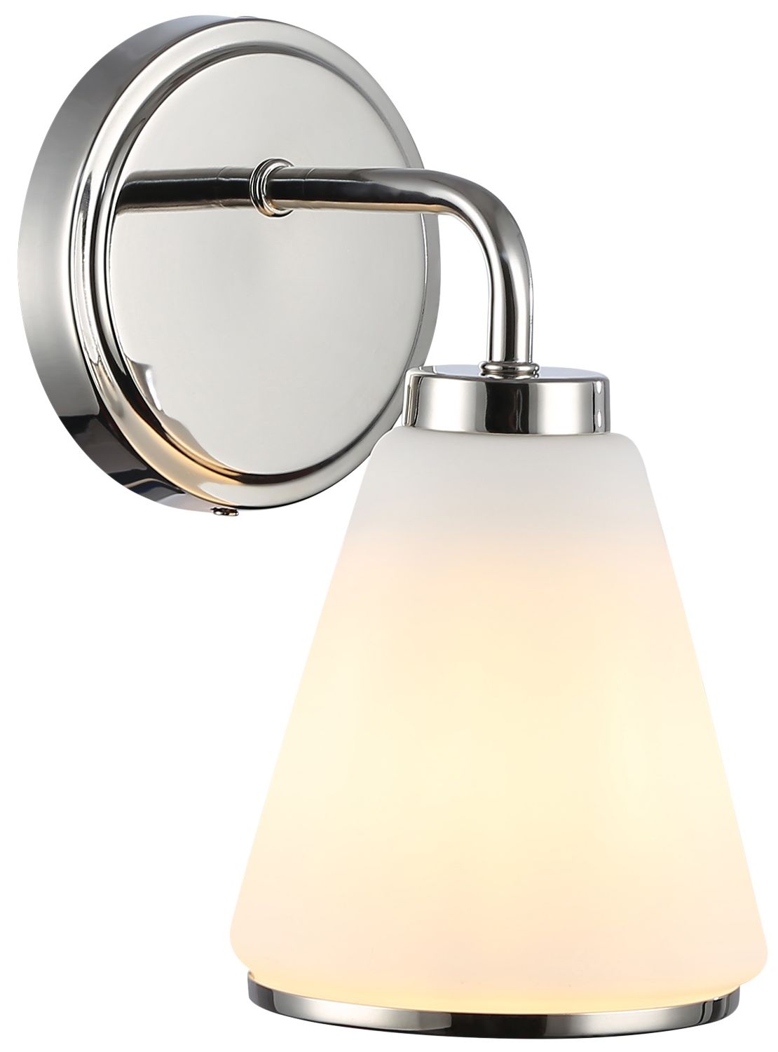 Image 2 ArtCraft Zoey 10" High Polished Nickel Wall Sconce more views