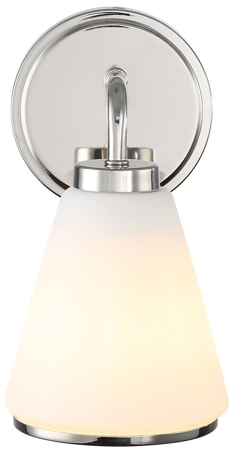 Image 3 ArtCraft Zoey 10" High Polished Nickel Wall Sconce more views