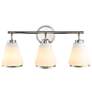 3_ArtCraft Zoey 22" Wide Polished Nickel 3-Light Bath Light more views
