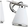 4_ArtCraft Zoey 22" Wide Polished Nickel 3-Light Bath Light more views