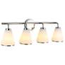 2_ArtCraft Zoey 30 1/4"W Polished Nickel 4-Light Bath Light more views