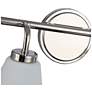 5_ArtCraft Zoey 30 1/4"W Polished Nickel 4-Light Bath Light more views