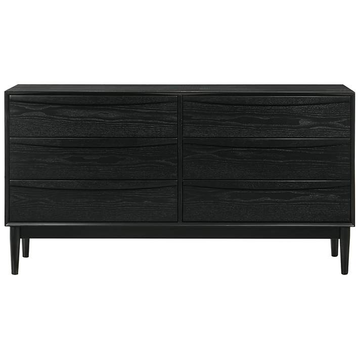 55 inch black dresser Amazon.com: WLIVE 54''W Dresser for Bedroom, Black Dresser TV Stand for 55, 60, 65 inch TV, Wide Chest of Drawers with 9 Drawer, Large Entertainment Center, Fabric Dressers with Wood Top for
