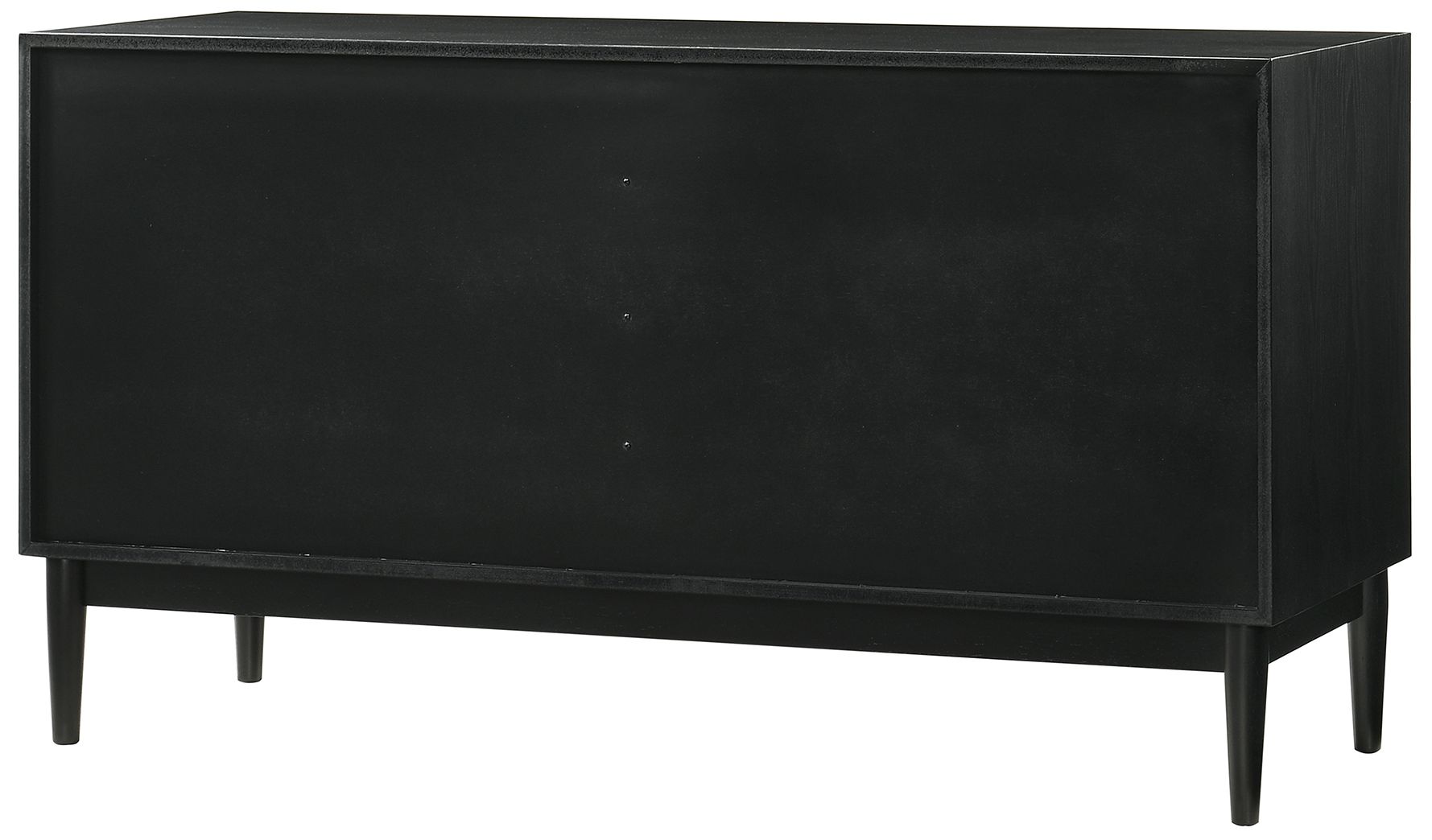 Image 4 Artemio 55" Wide Black Wood 6-Drawer Dresser more views