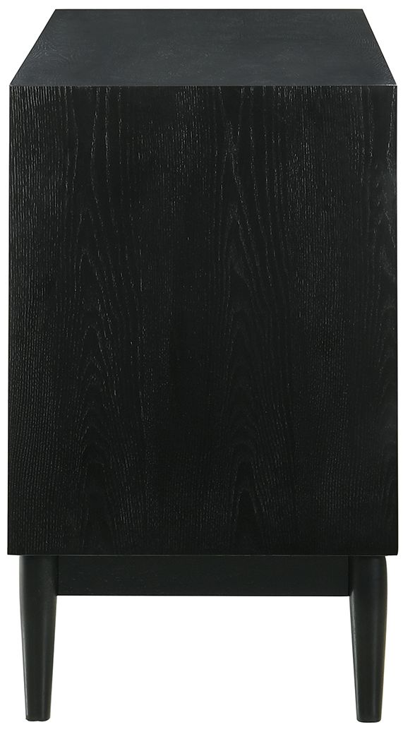 Image 6 Artemio 55" Wide Black Wood 6-Drawer Dresser more views