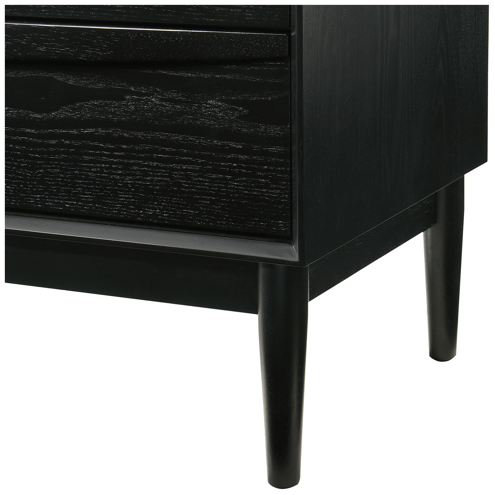 Artemio 55" Wide Black Wood 6-Drawer Dresser