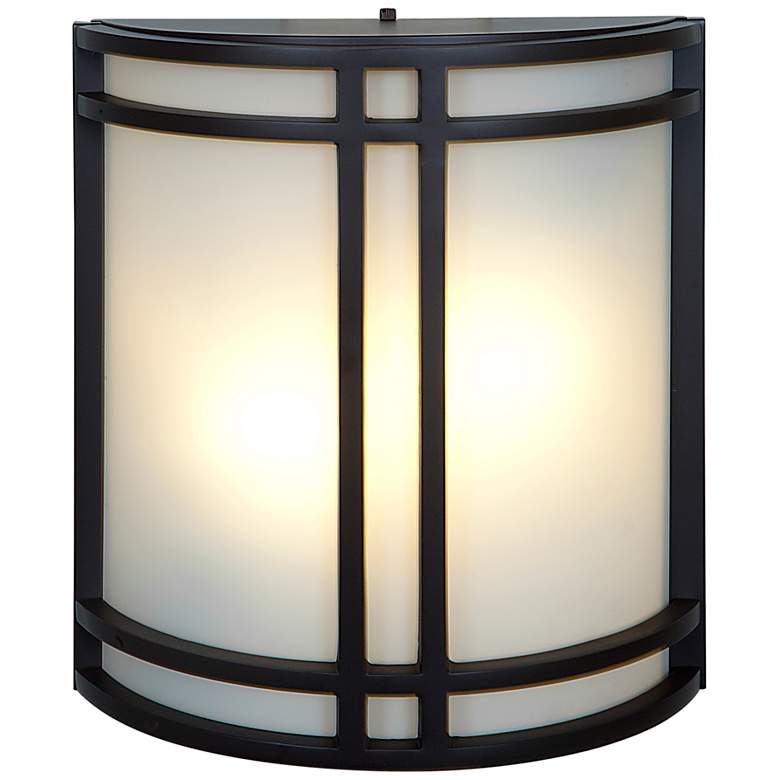 Image 2 Artemis 11 1/2" High Bronze Metal LED Outdoor Wall Light