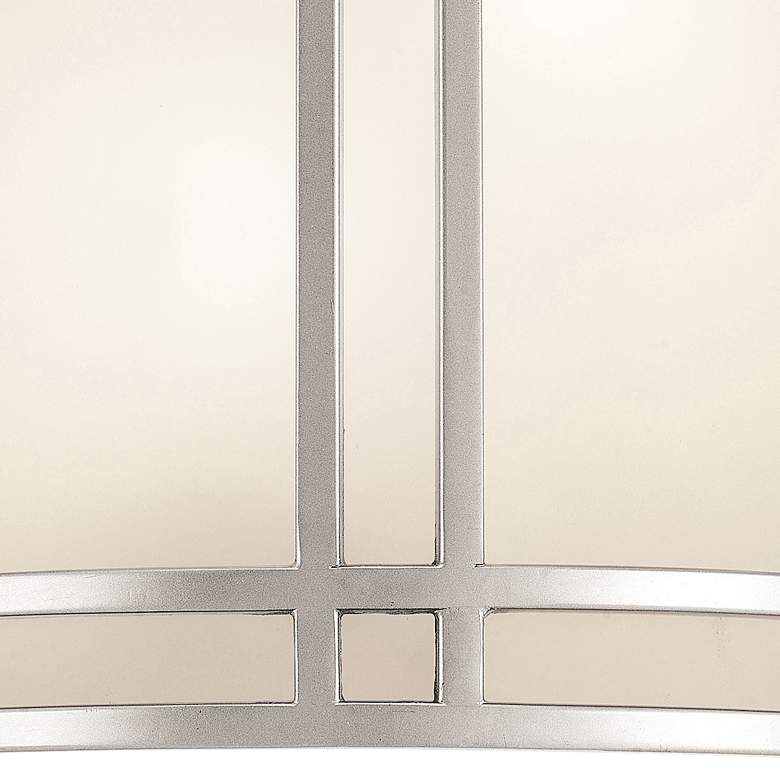 Image 3 Artemis 11 1/2" High Satin Nickel Metal Wall Sconce more views