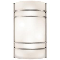Artemis 12 1/4&quot; High Brushed Steel LED Wall Sconce
