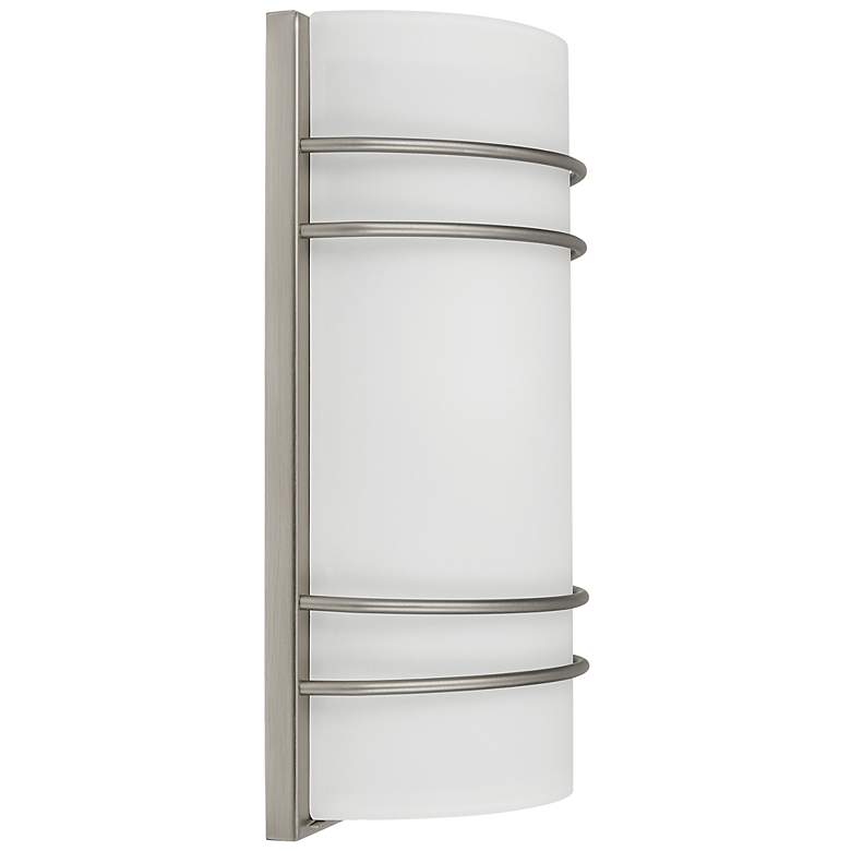 Image 3 Artemis 12 1/4" High Brushed Steel LED Wall Sconce more views