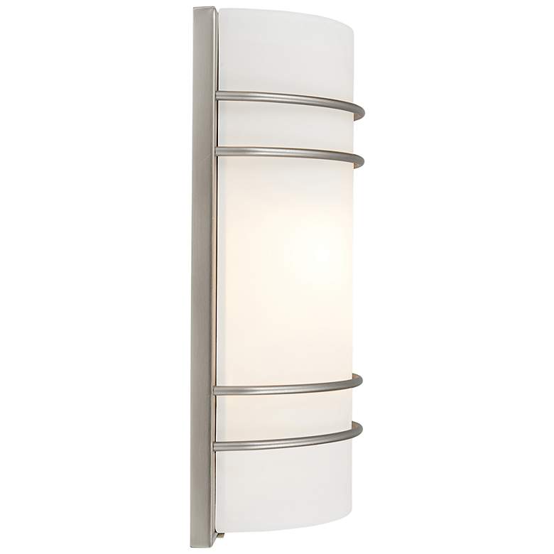 Image 4 Artemis 12 1/4" High Brushed Steel LED Wall Sconce more views