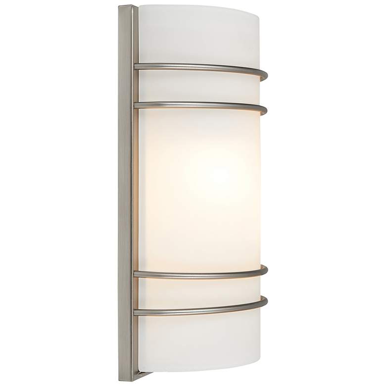 Image 6 Artemis 12 1/4" High Brushed Steel LED Wall Sconce more views