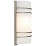 6_Artemis 12 1/4" High Brushed Steel LED Wall Sconce more views