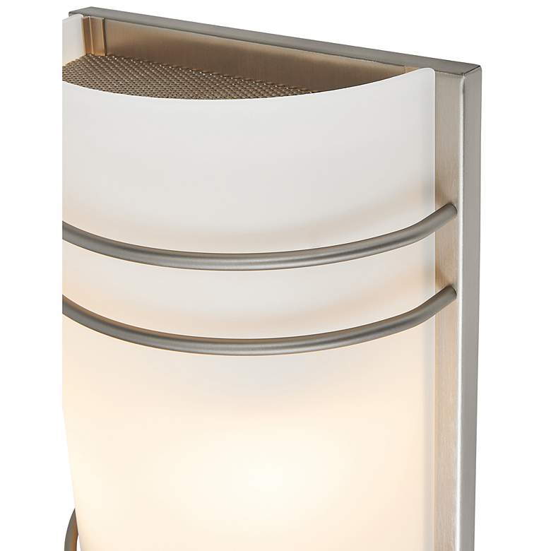 Image 7 Artemis 12 1/4" High Brushed Steel LED Wall Sconce more views