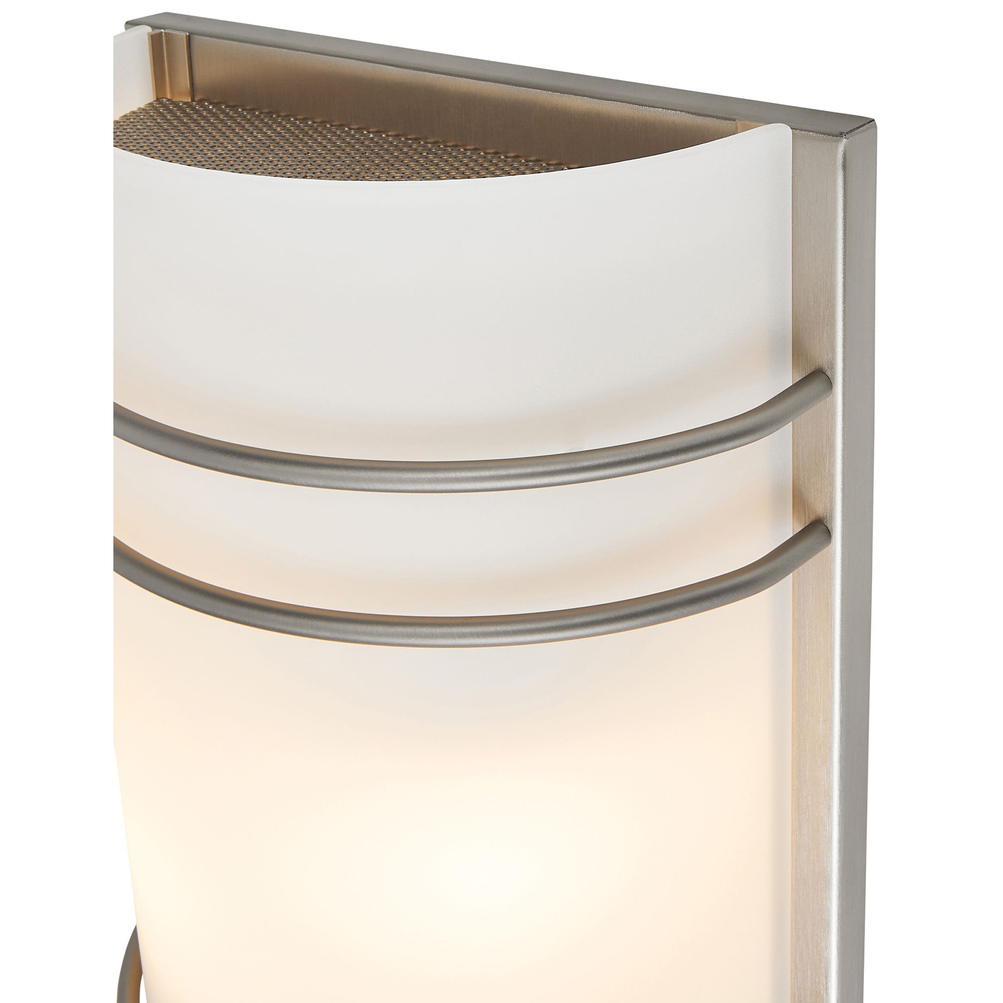 Image 6 Artemis 12 1/4" High Brushed Steel Metal Wall Sconce more views