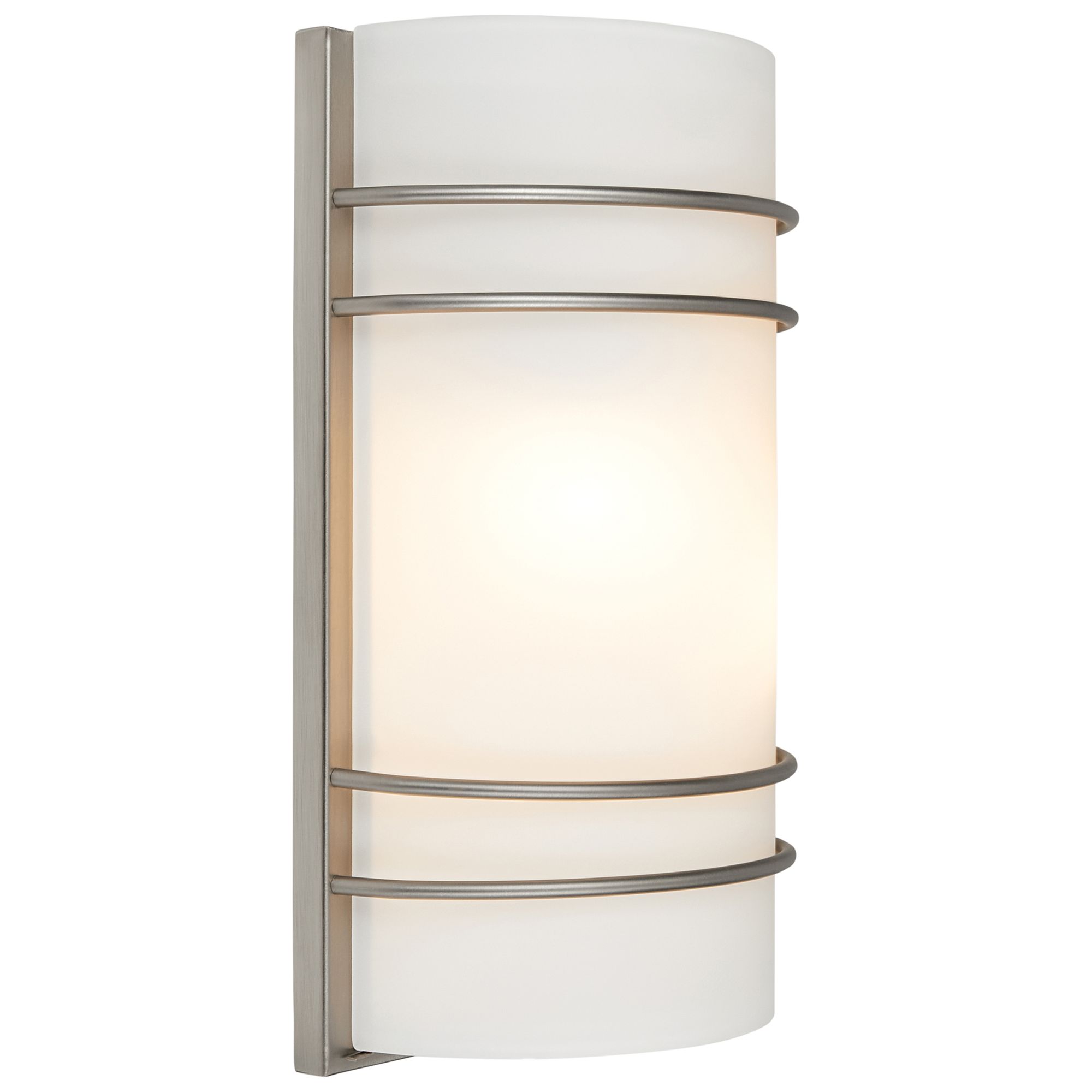 Artemis 12 1/4" High Brushed Steel Metal Wall Sconce