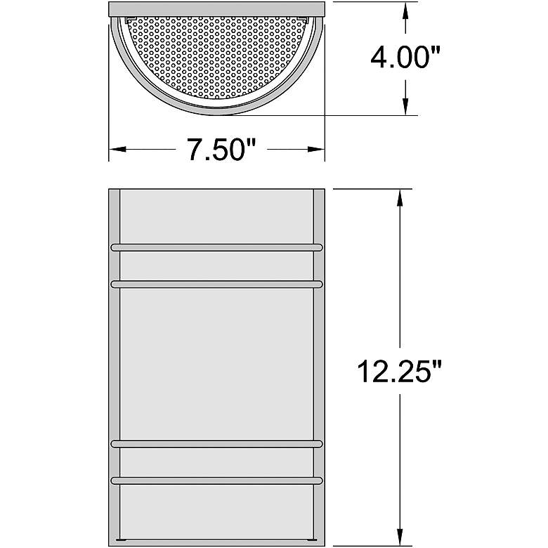 Image 3 Artemis 12 1/4" High Matte Black Wall Sconce more views