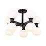 7_Artemis 21" Wide Matte Black 10-Light Ceiling Light more views