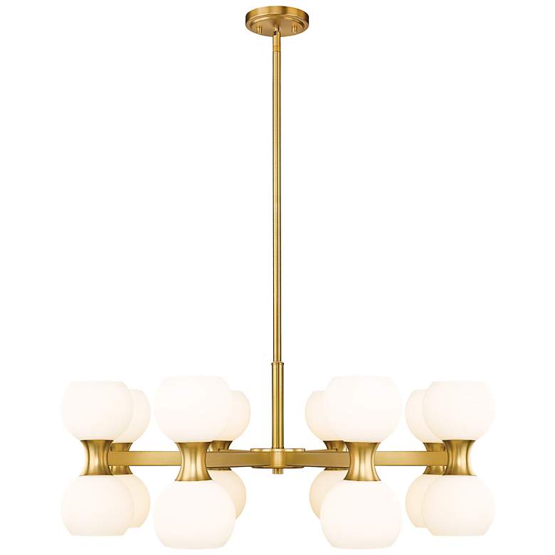 Image 2 Artemis 32" Wide Modern Gold 16-Light Chandelier