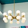1_Artemis 32" Wide Modern Gold 16-Light Chandelier