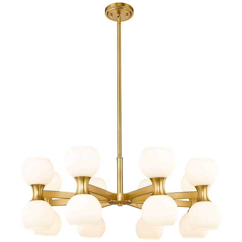 Image 5 Artemis 32" Wide Modern Gold 16-Light Chandelier more views