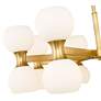 7_Artemis 32" Wide Modern Gold 16-Light Chandelier more views