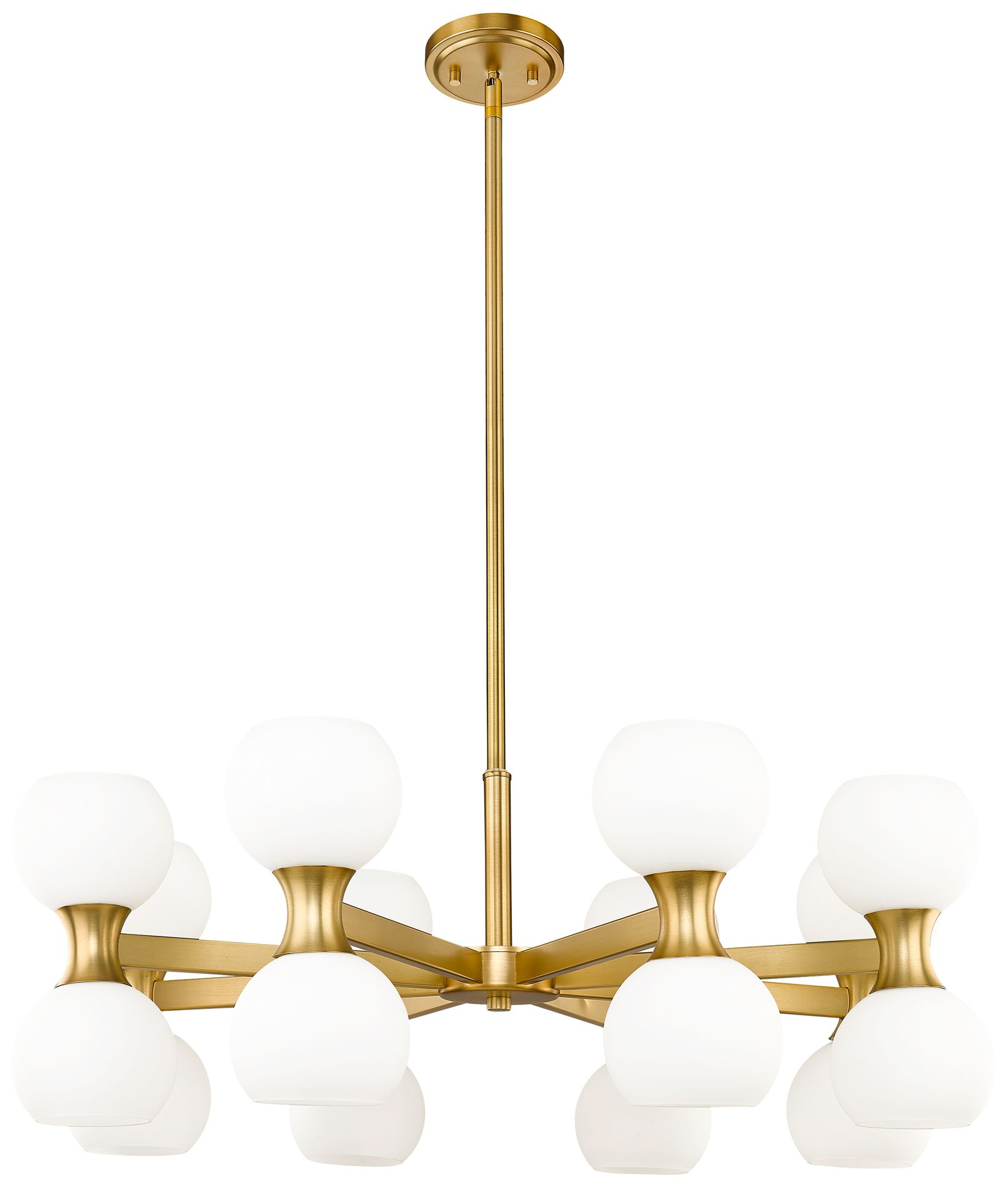 Artemis 32" Wide Modern Gold 16-Light Chandelier