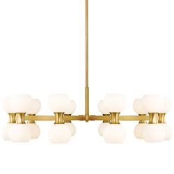 Artemis 42" Wide Modern Gold 20-Light Chandelier