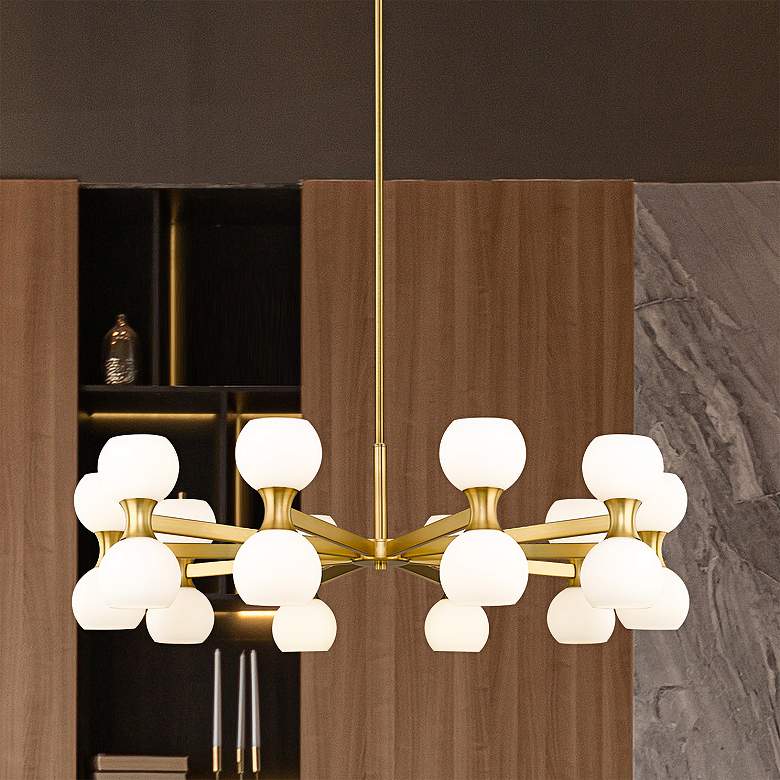 Image 2 Artemis 42" Wide Modern Gold 20-Light Chandelier