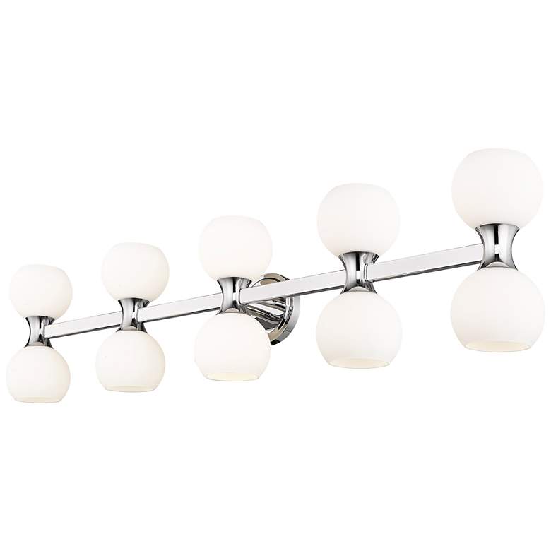 Image 6 Artemis 45" Wide Chrome 10-Light Vanity Bath Light more views