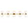 Artemis 45" Wide Modern Gold 10-Light Vanity Bath Light