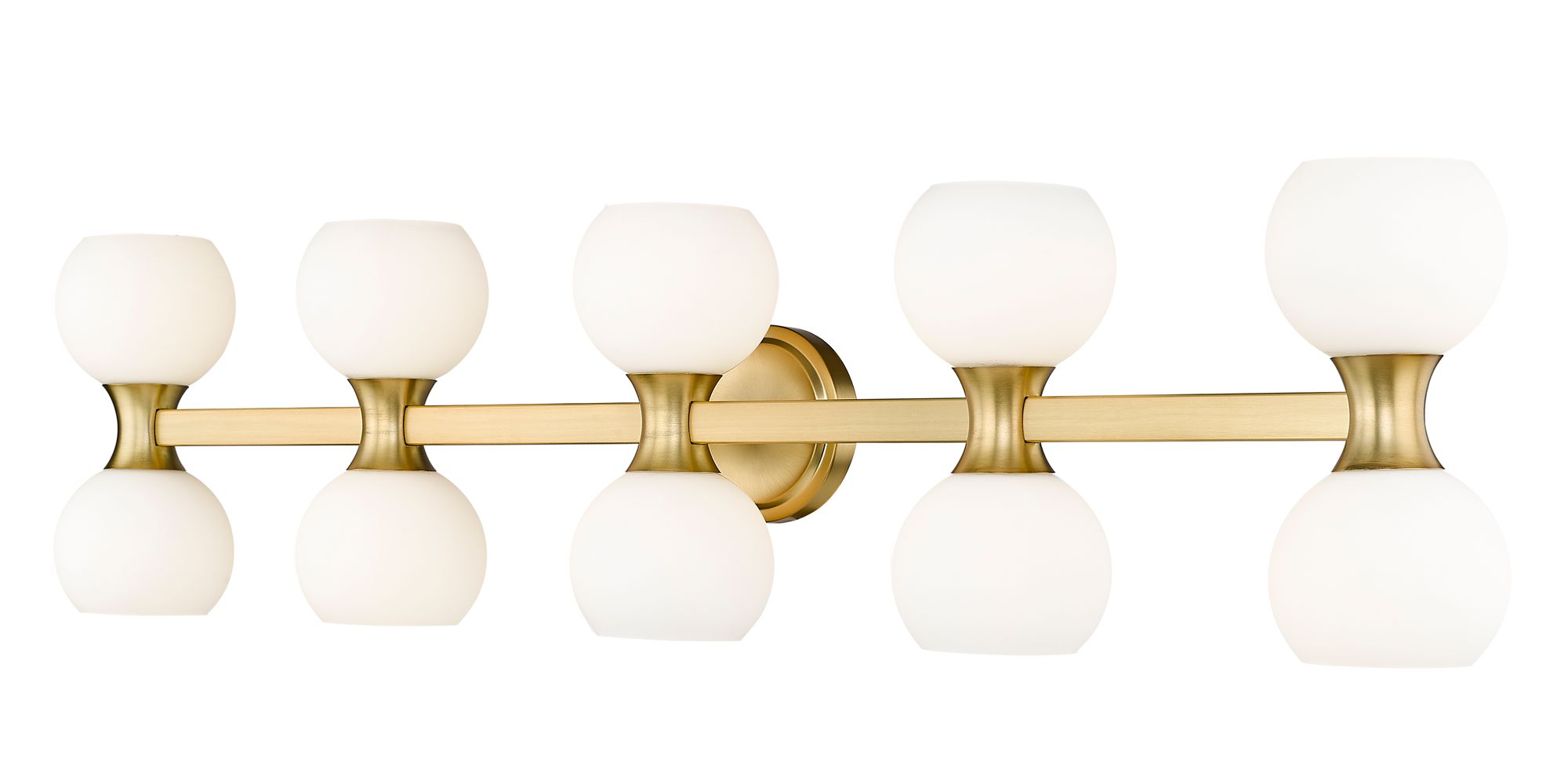 Image 5 Artemis 45" Wide Modern Gold 10-Light Vanity Bath Light more views