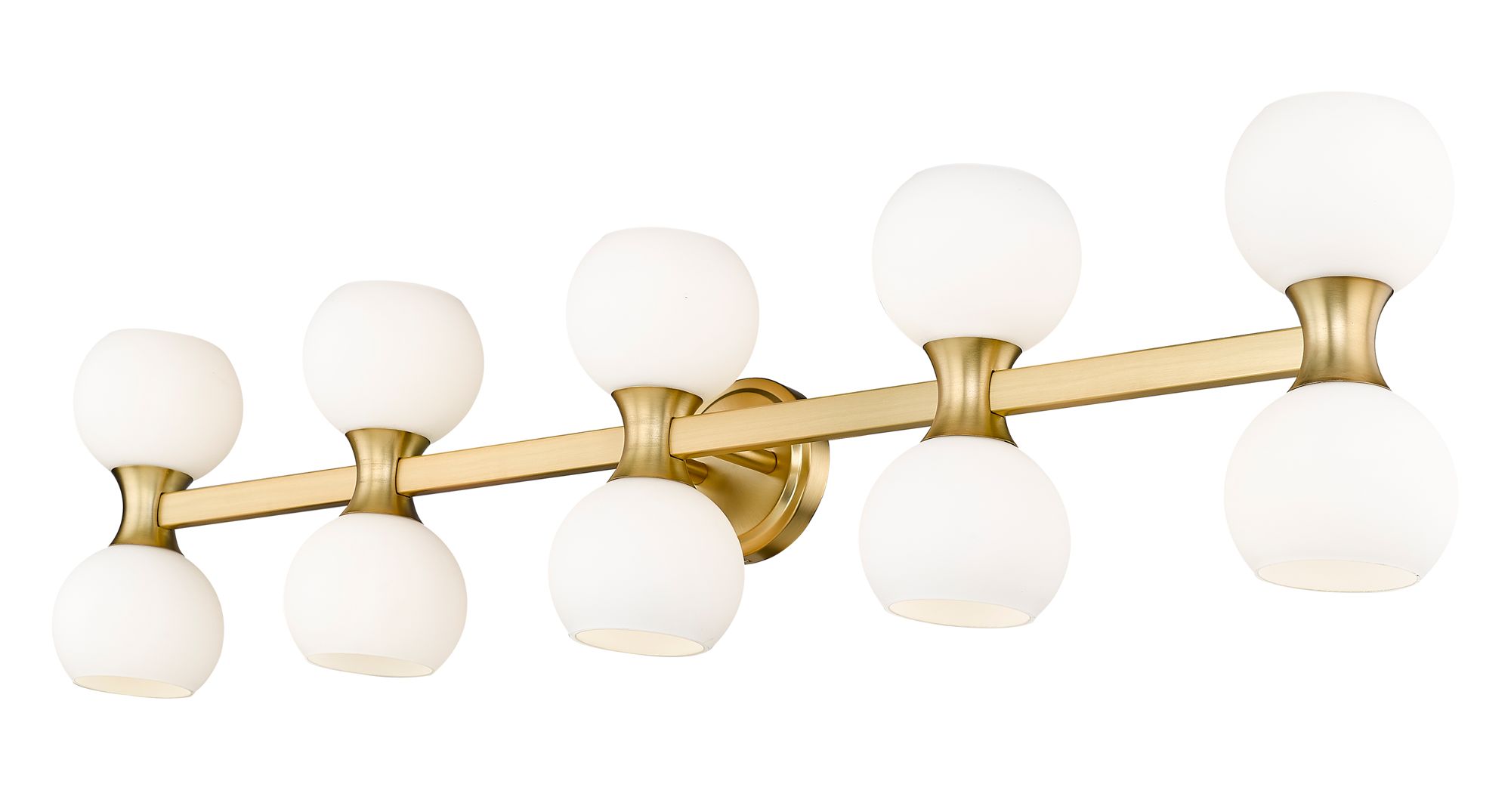 Image 6 Artemis 45" Wide Modern Gold 10-Light Vanity Bath Light more views