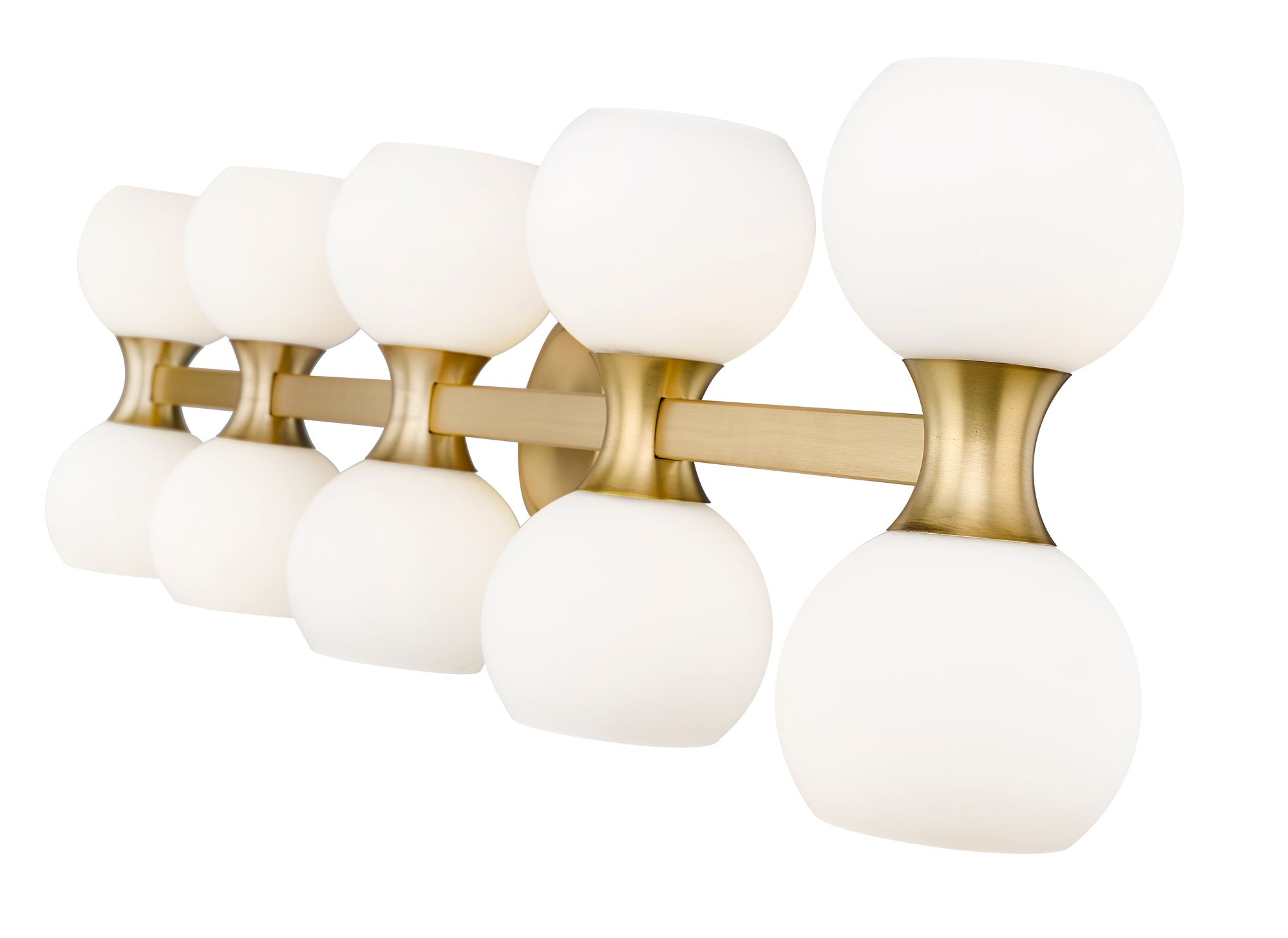 Image 7 Artemis 45" Wide Modern Gold 10-Light Vanity Bath Light more views