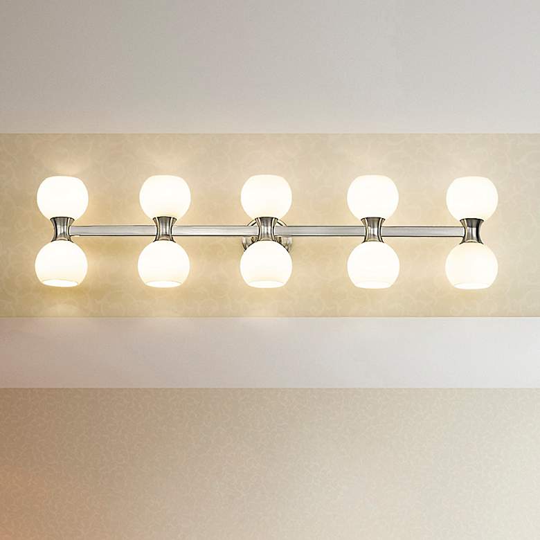 Image 1 Artemis by Z-Lite Brushed Nickel 10 Light Vanity