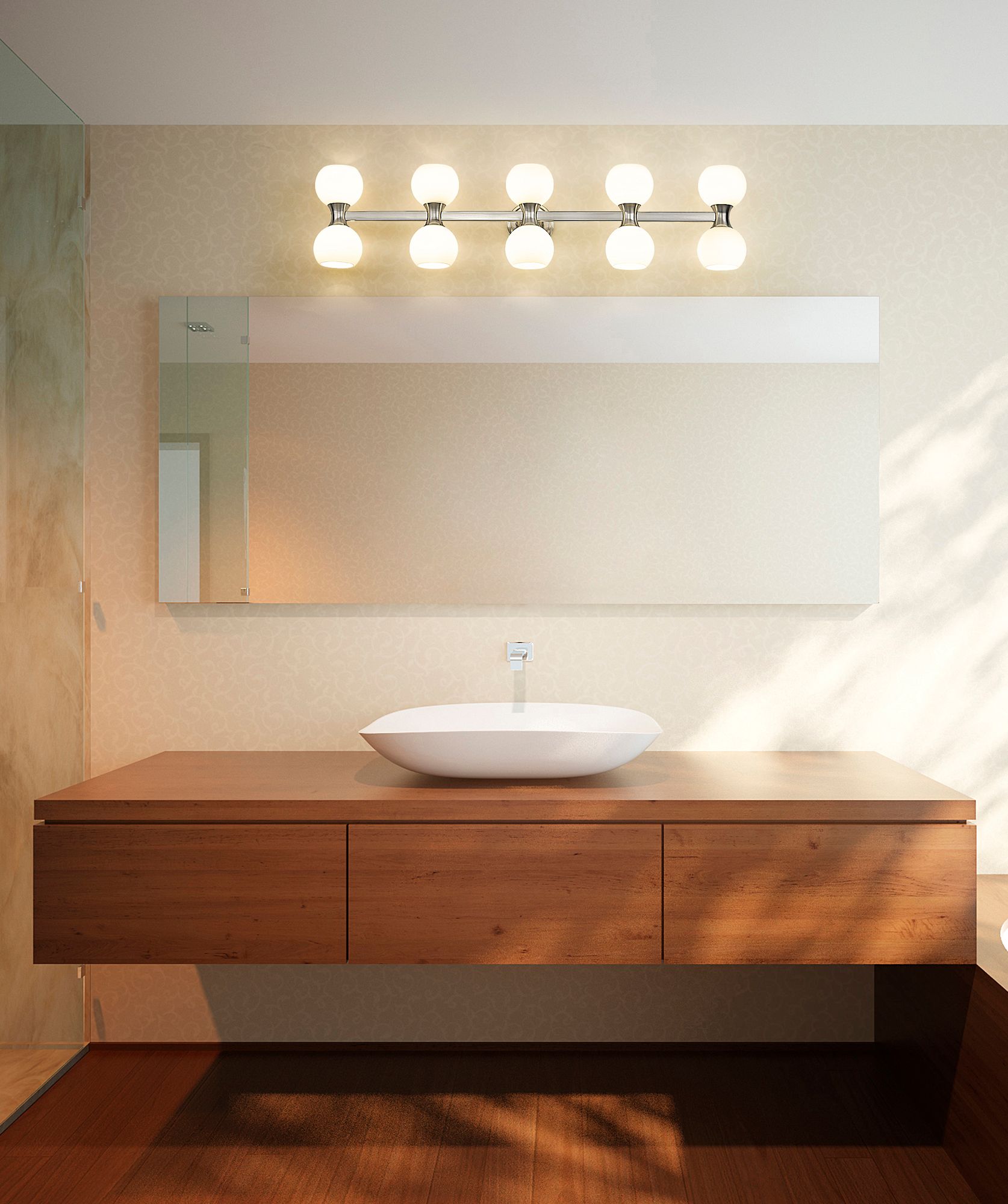 Image 3 Artemis by Z-Lite Brushed Nickel 10 Light Vanity more views
