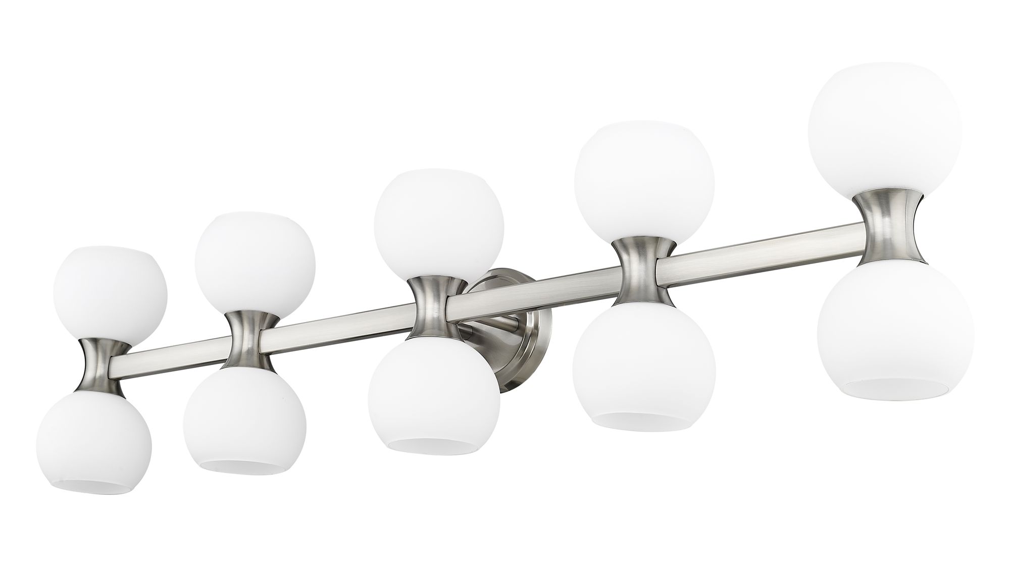 Artemis by Z-Lite Brushed Nickel 10 Light Vanity
