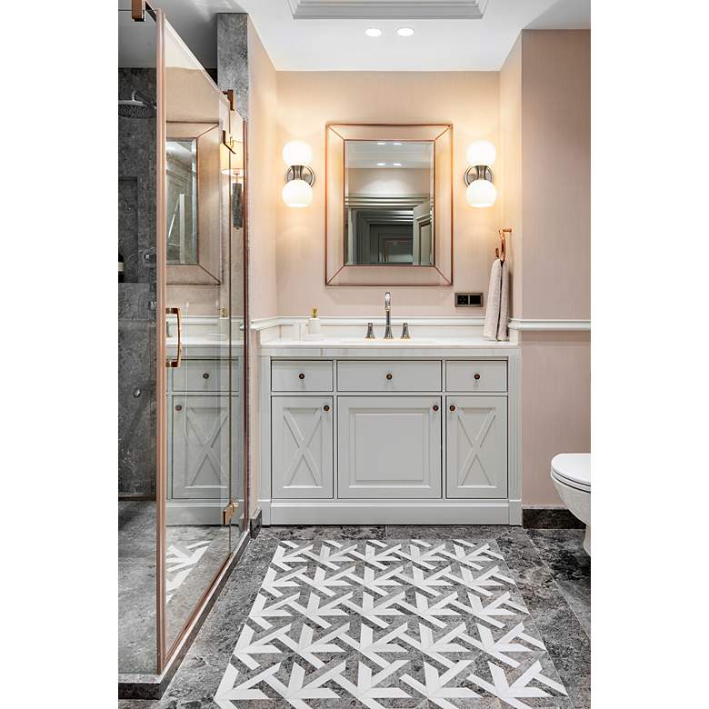 Image 4 Artemis by Z-Lite Brushed Nickel 2 Light Wall Sconce more views